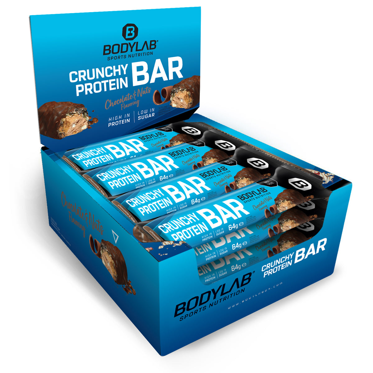 Crunchy Protein Bar (12x64g) Chocolate-Nut