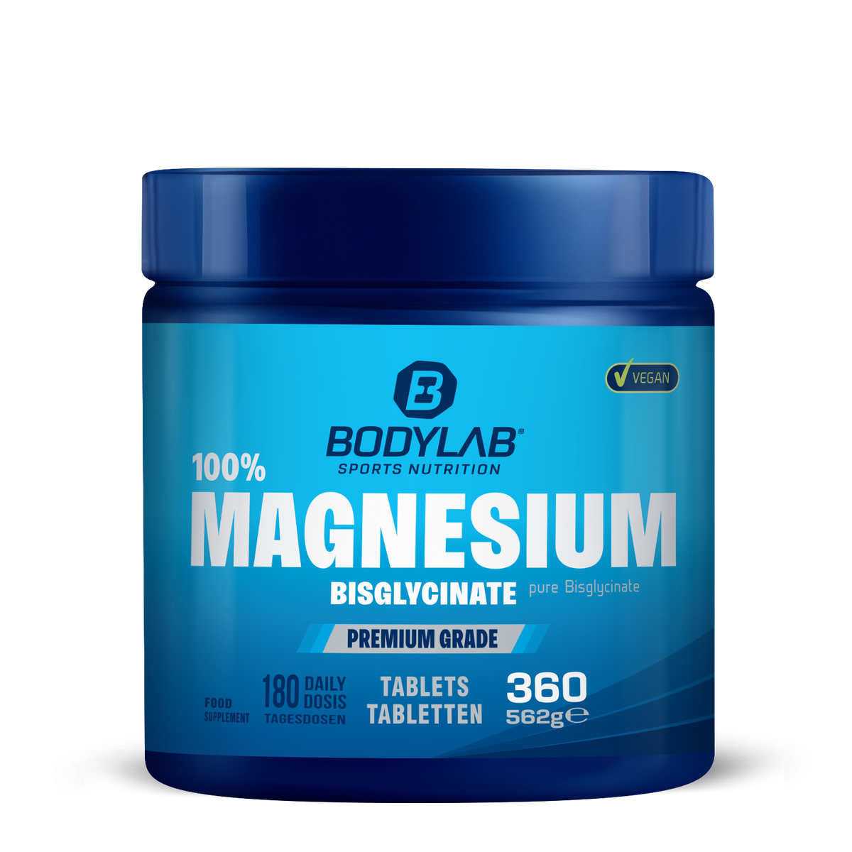 100% Magnesium Bisglycinat (360 tablets)