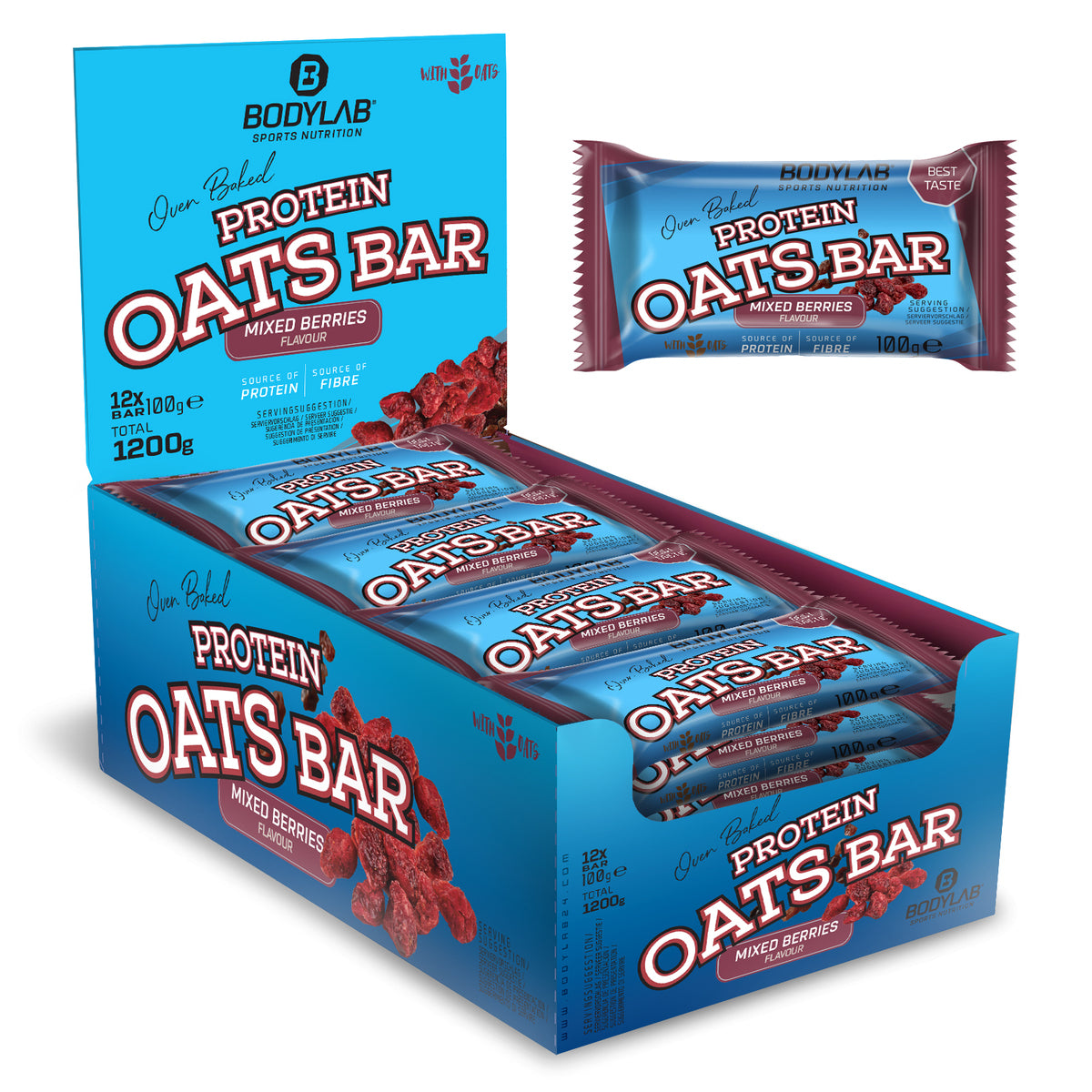 Protein Oats Bar (12x100g) Mixed Fruits