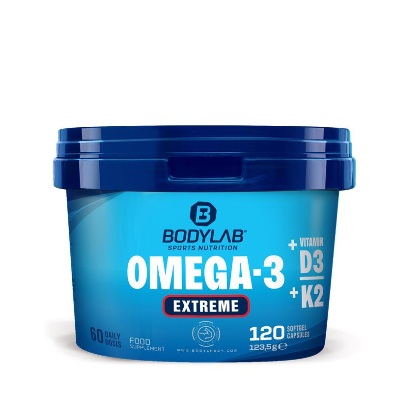 Omega-3 + Vitamine D3 + K2 Extreme (120 Kapseln)