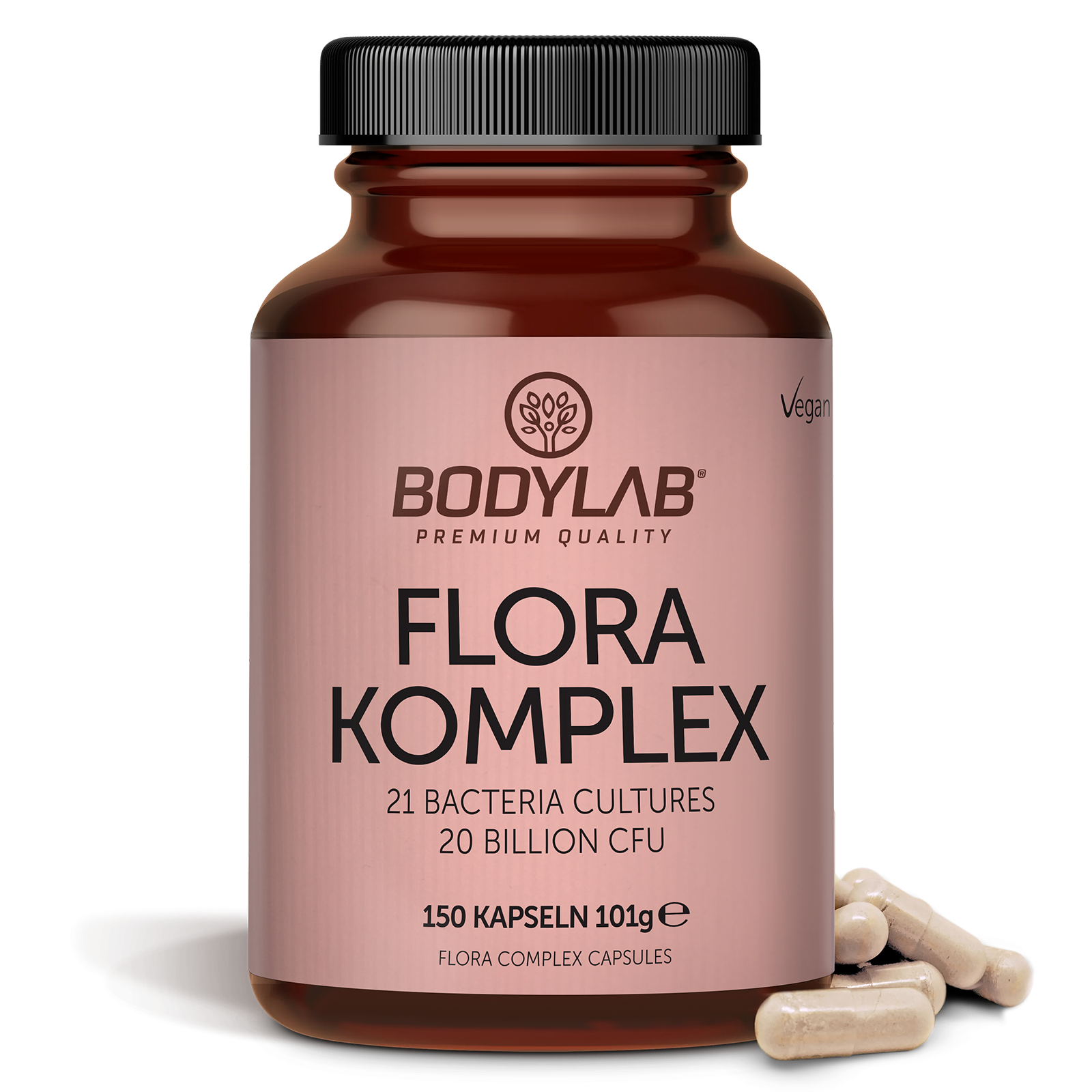 Flora Complex / Komplex (150 capsules) (21 Bacteria Cultures 20 Billion CFU)