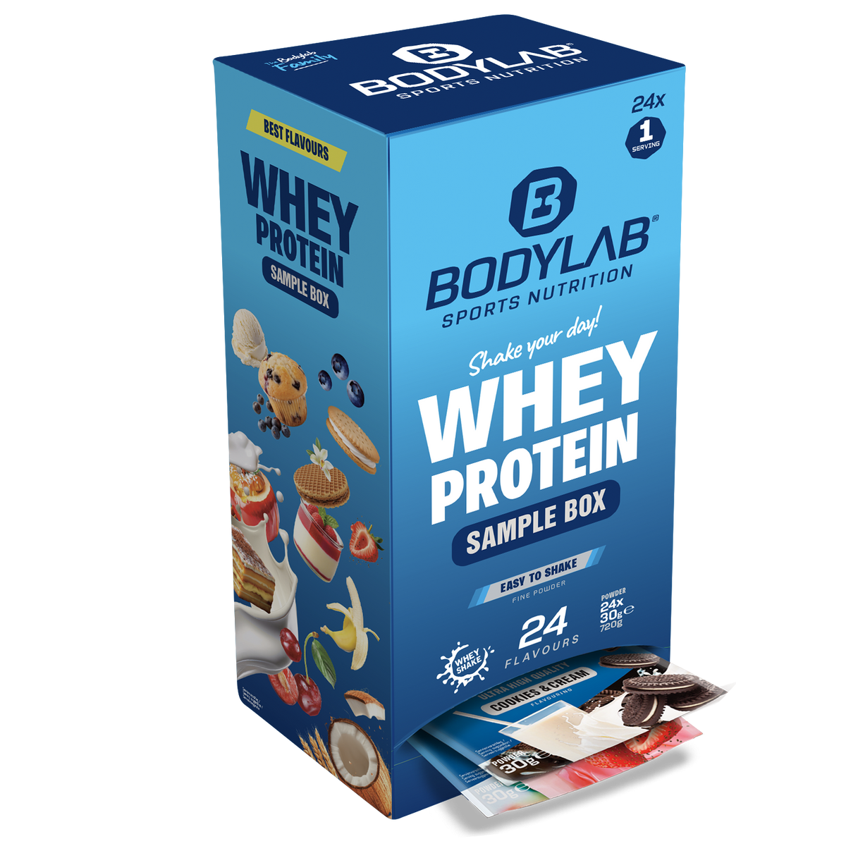 BODYLAB Whey Protein Adventskalender - 24 smaken (24 x 30 g)