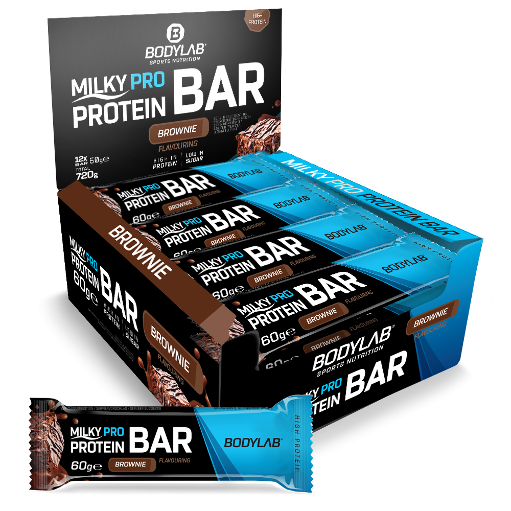 Milky Pro Protein Bar (12x60g) Chocolate Brownie