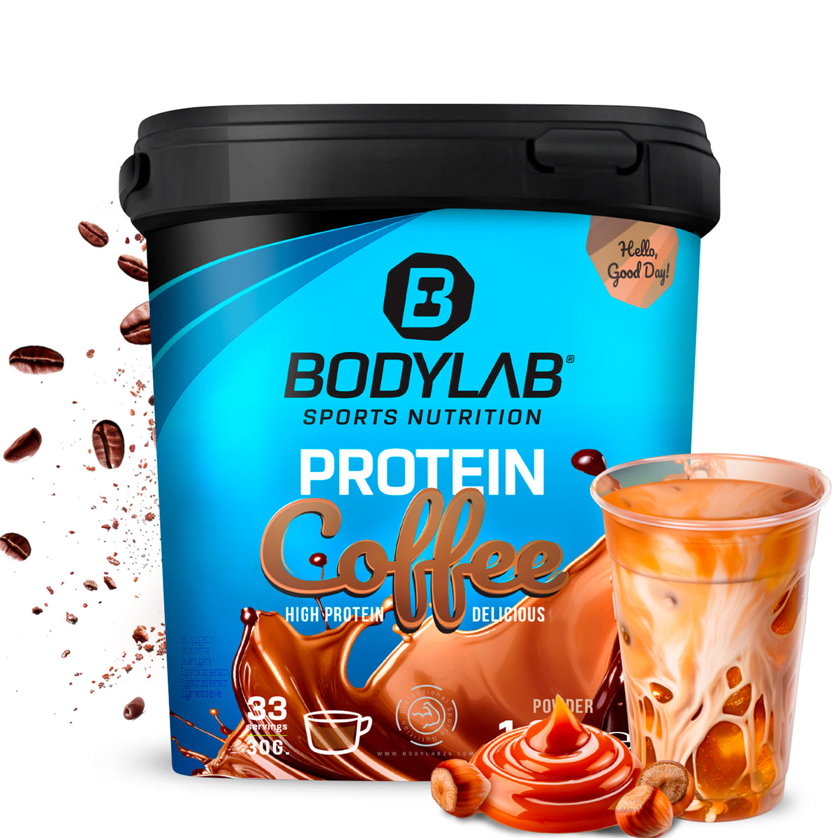 Protein Coffee (1000g) Hazelnut Caramel