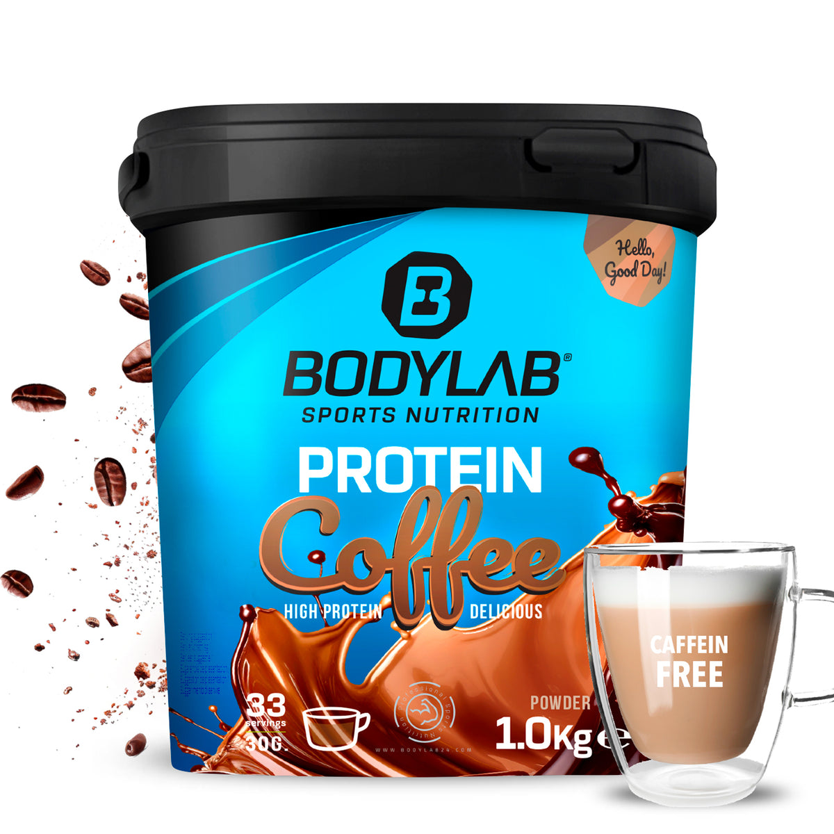 Protein Coffee (1000g) cafeïnevrije koffie