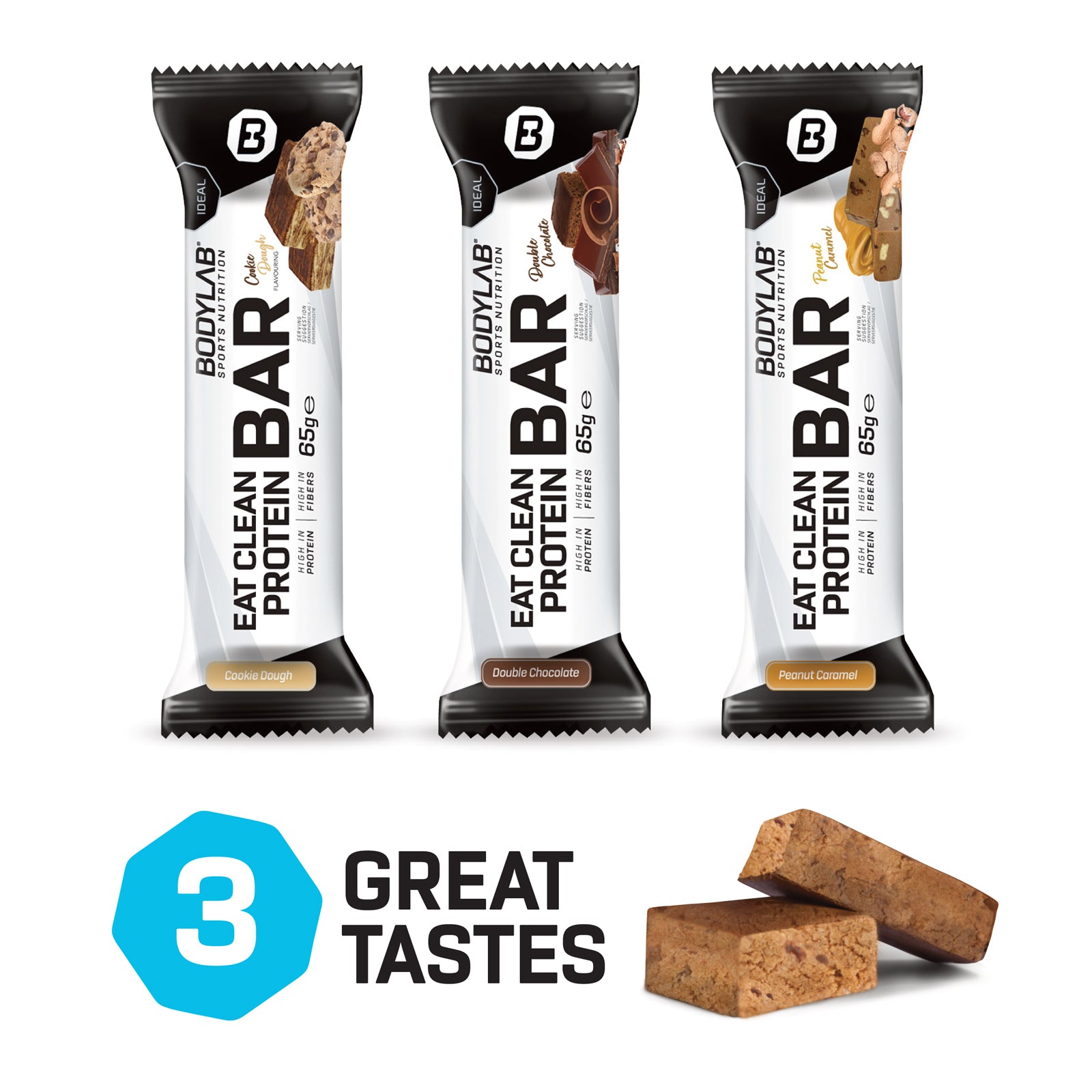 3 x Eat Clean Protein Bar (12x65g elk)