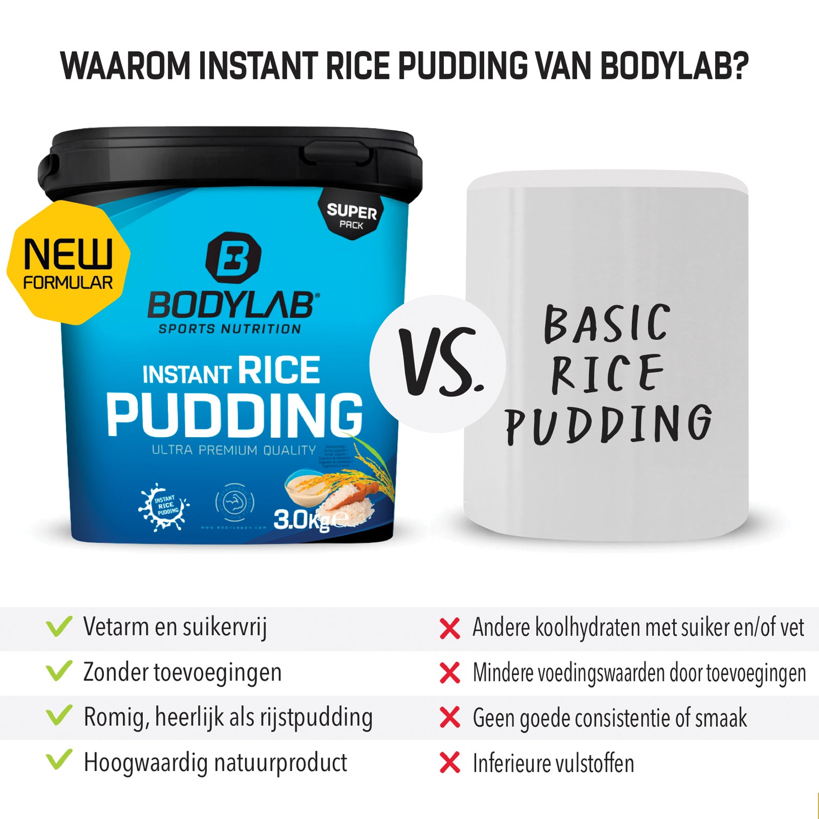 Instant Rice Pudding (3000g) Neutral