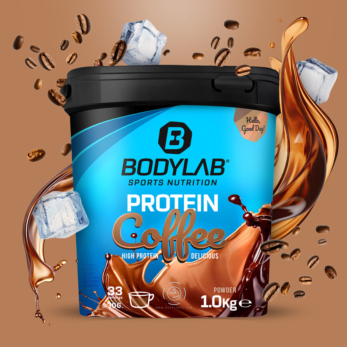Protein Coffee (1000g) cafeïnevrije koffie