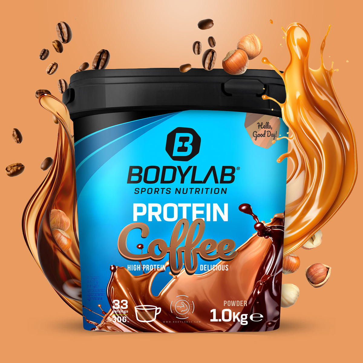 Protein Coffee (1000g) Hazelnut Caramel
