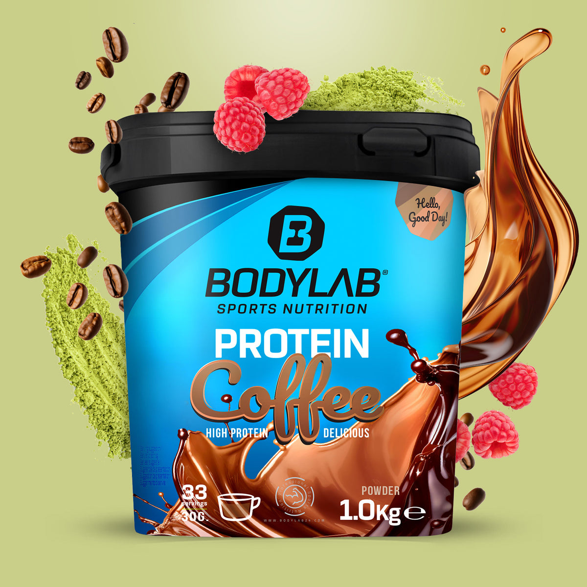 Protein Coffee (1000g) Matcha Raspberry
