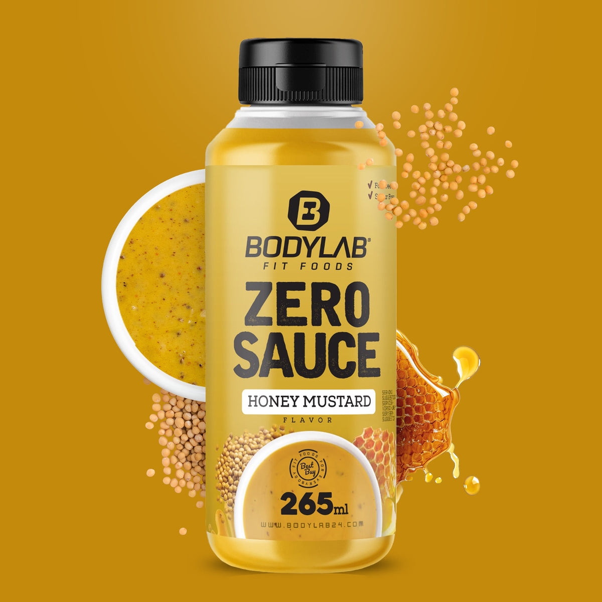 Zero Sauce (265ml) Honig-Senf