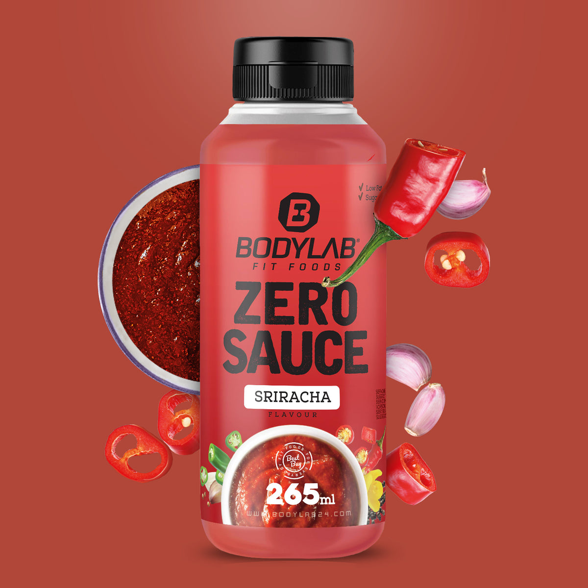 Zero Sauce (265ml) Sriracha Chilli-Sauce