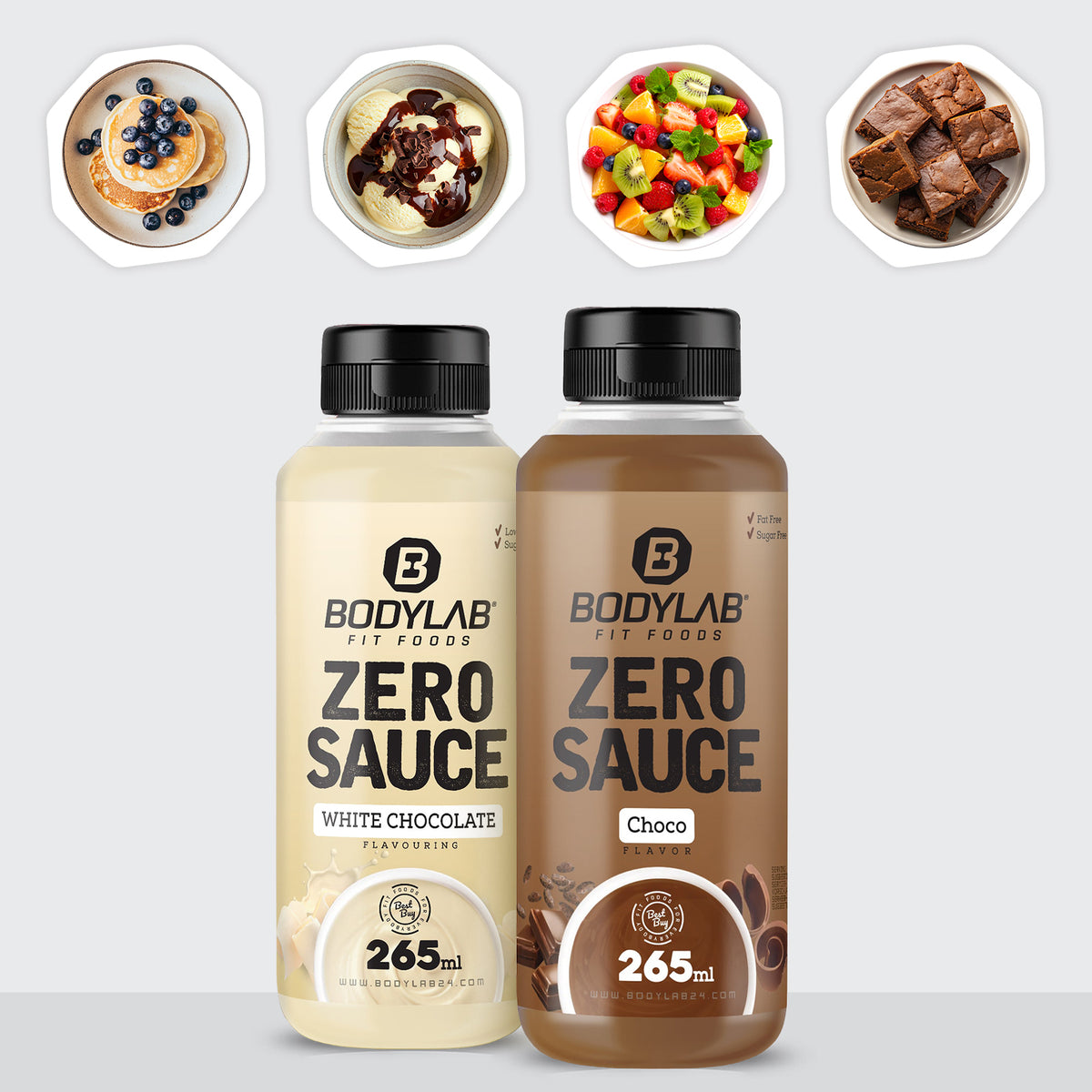 6 x Bodylab Zero Saucen (265ml elk)
