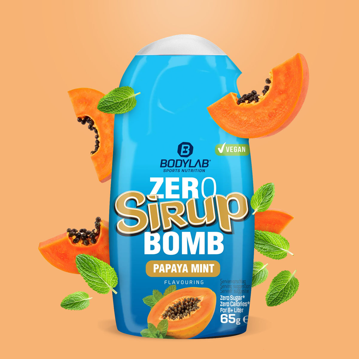ZERO Sirup BOMB (65ml) Papaya Mint