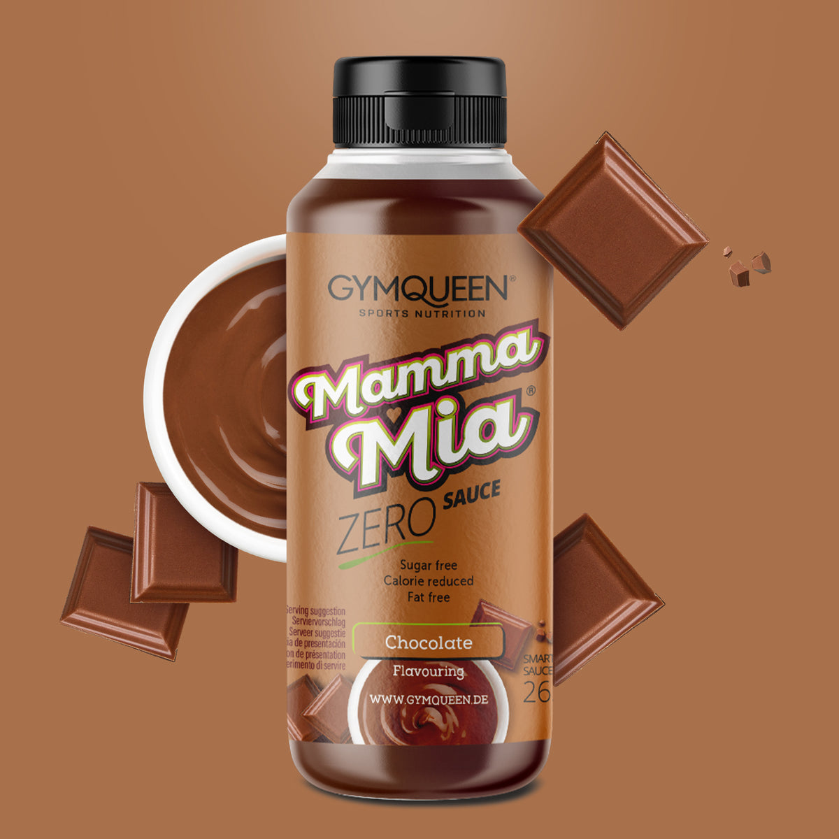 Mamma Mia Zero Sauce (265ml) Chocolate