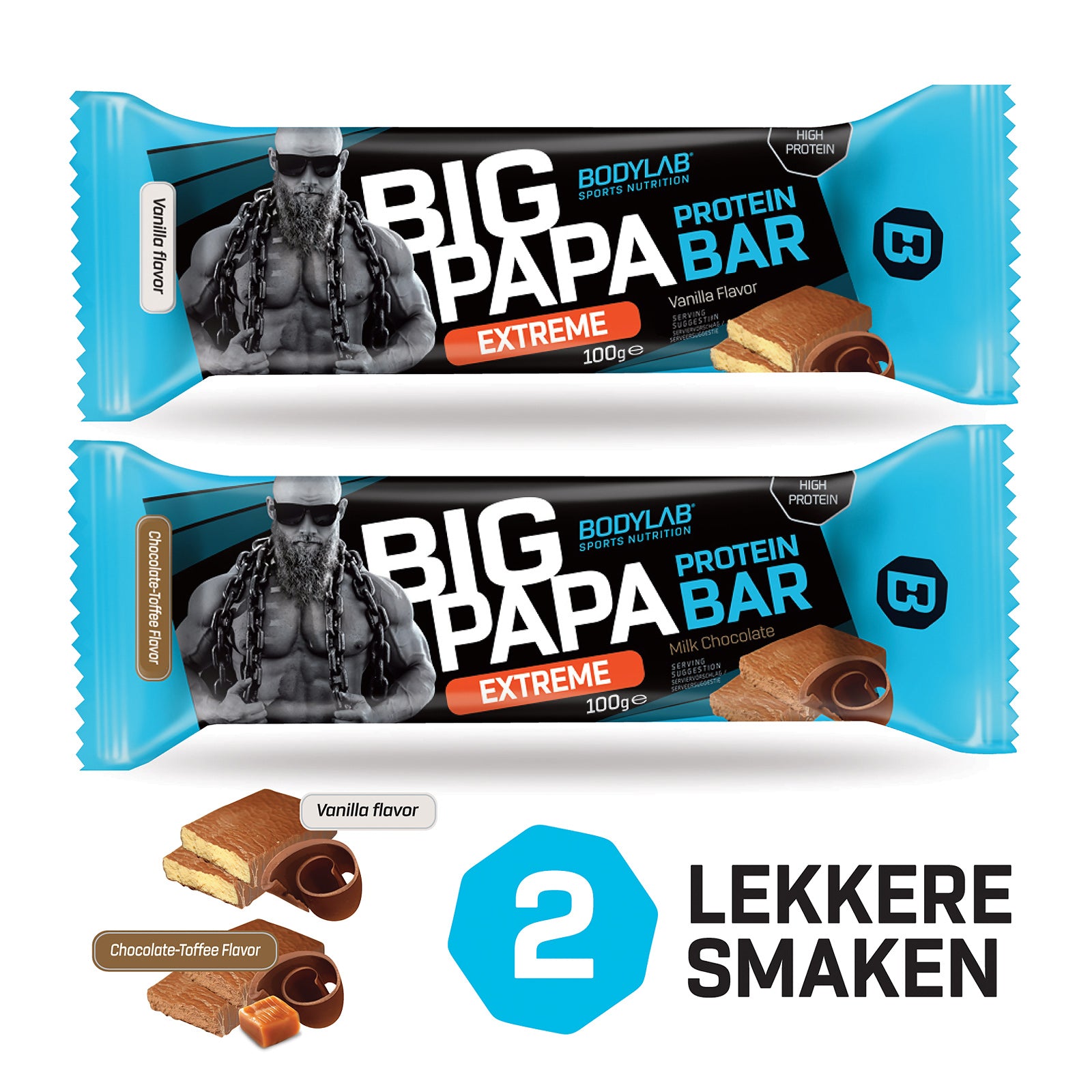 BIG PAPA 50% Protein Bar Extreme (12x100g)