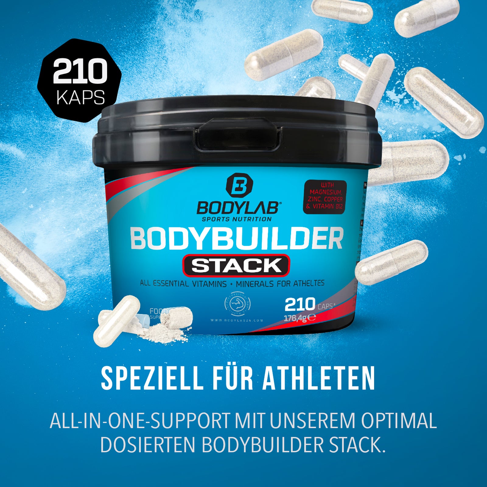 3 x Bodybuilder Stack (210 capsules)