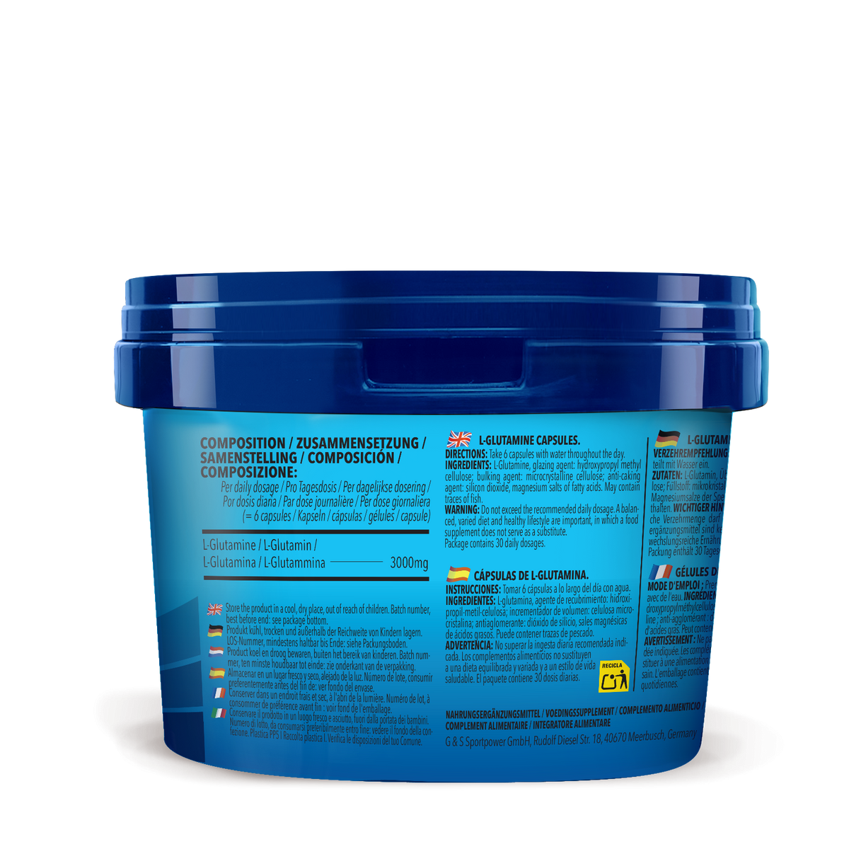 L-Glutamin (180 caps)