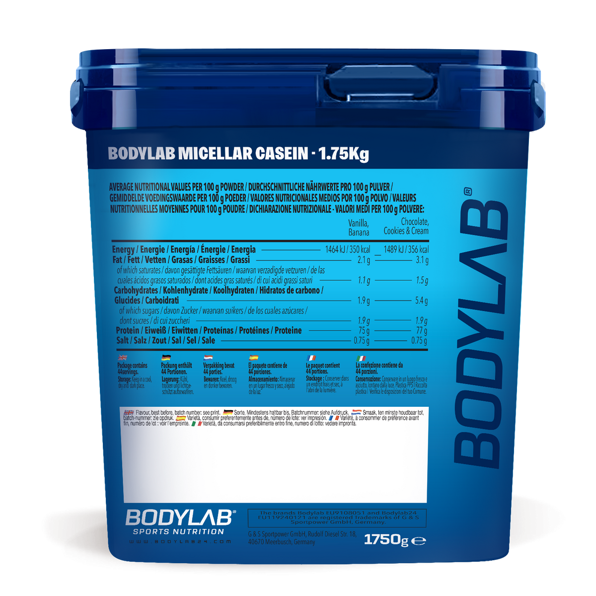 Casein Micellar (1750g) Vanilla
