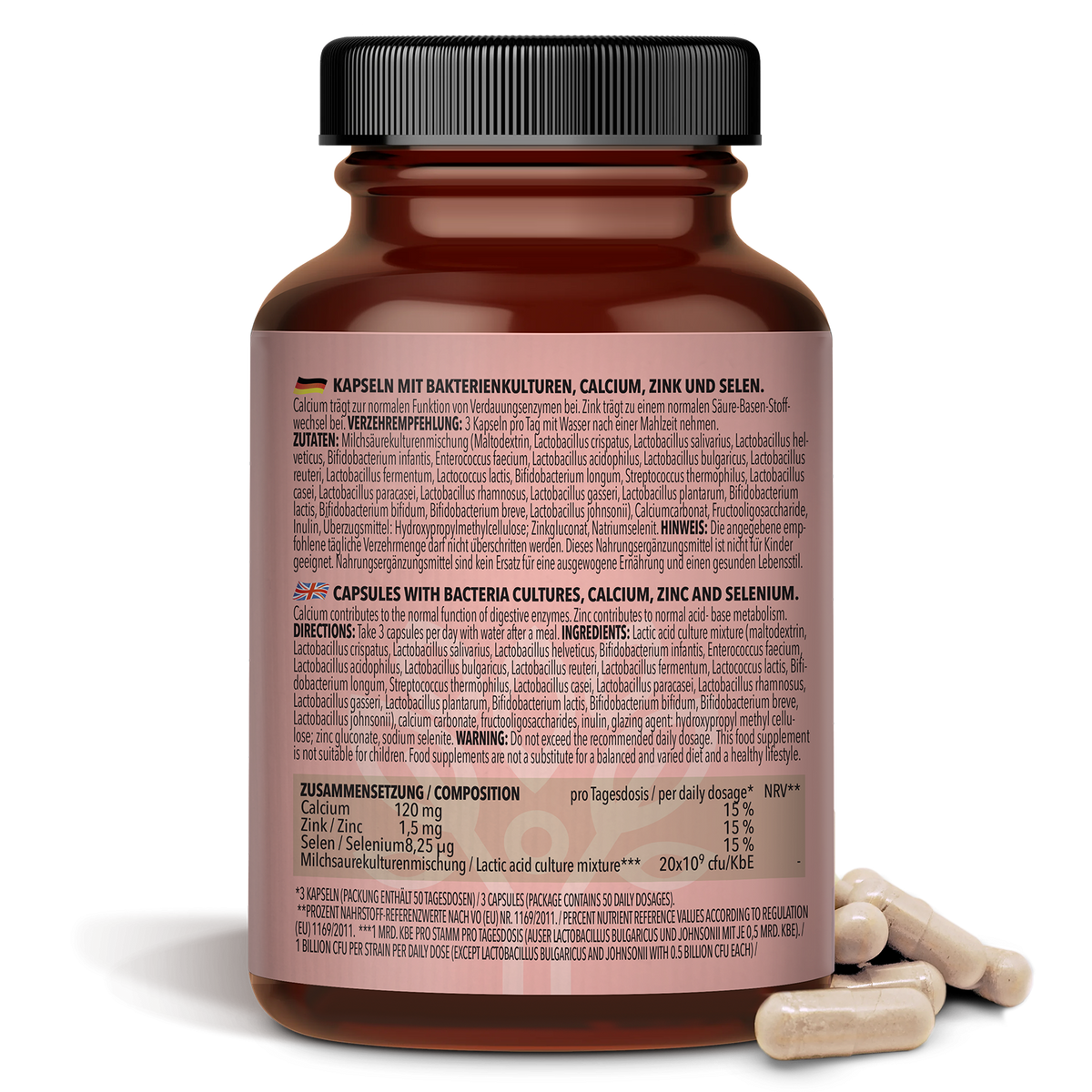 Flora Complex / Komplex (150 capsules) (21 Bacteria Cultures 20 Billion CFU)