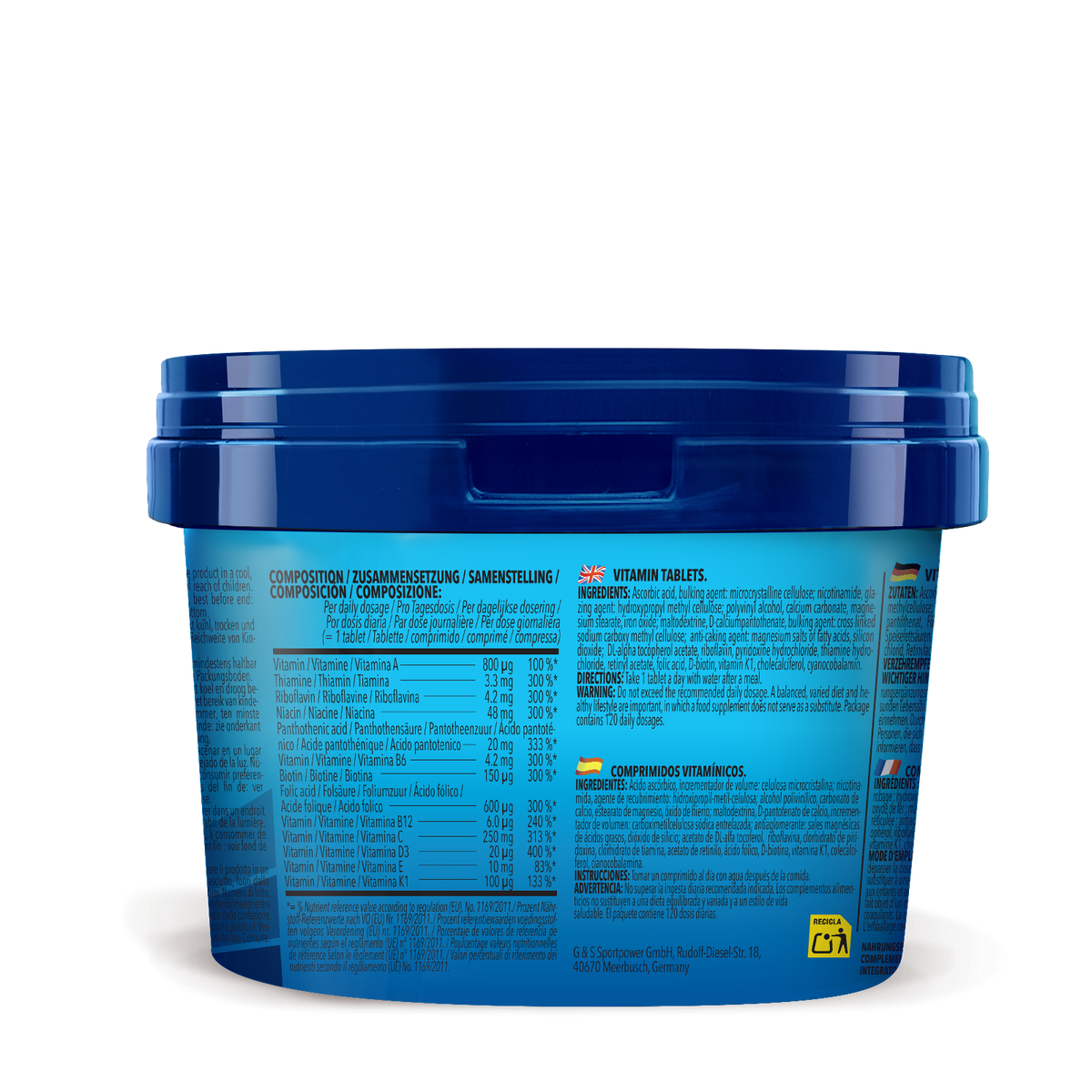 Vitamine A-Z Multi (120 capsules)