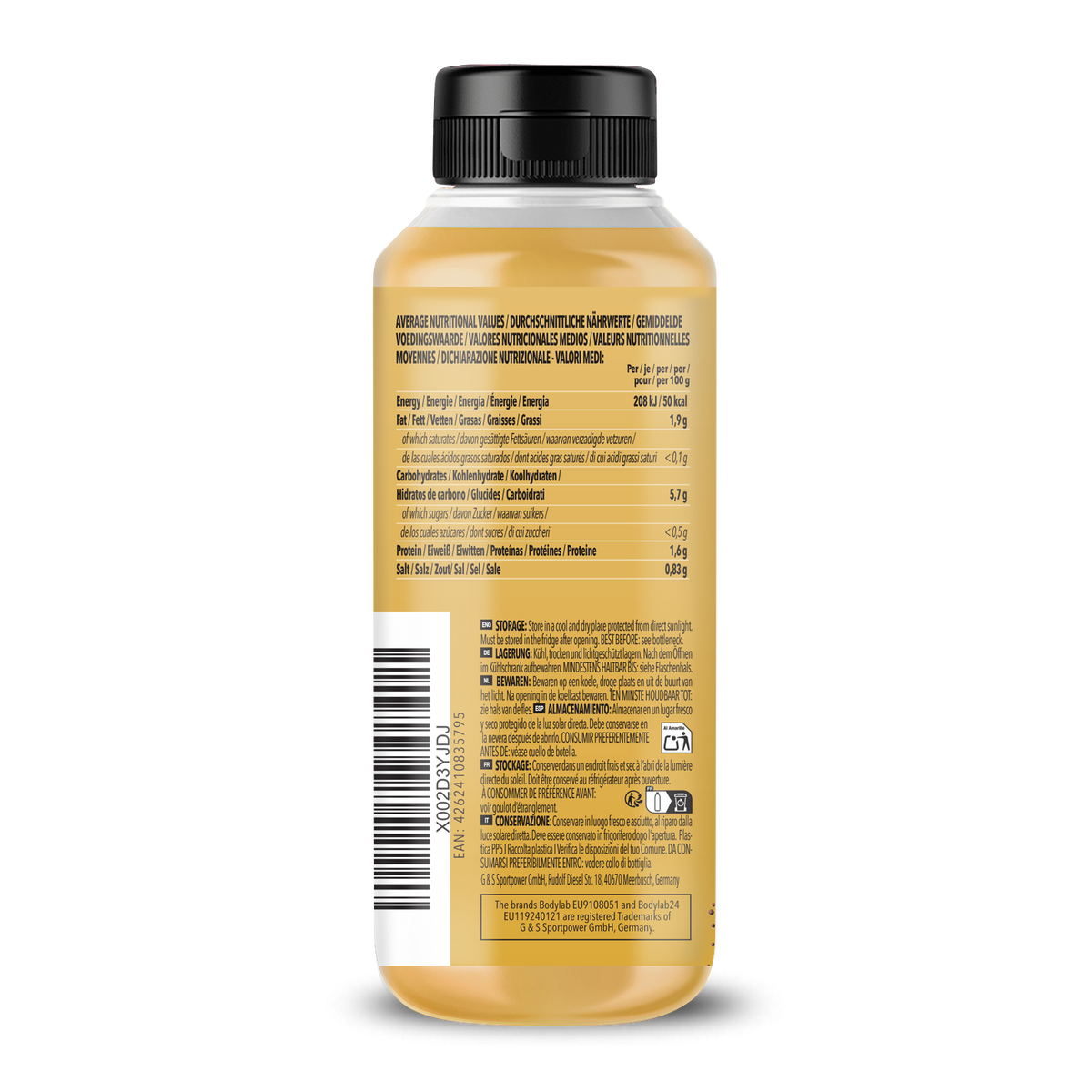 Zero Sauce (265ml) Süßer Senf