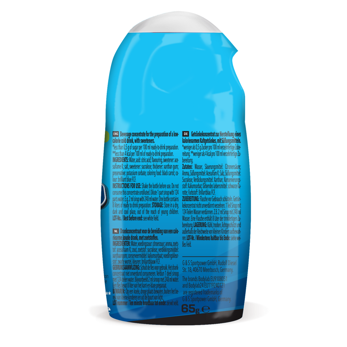 ZERO Sirup BOMB (65ml) Blueberry