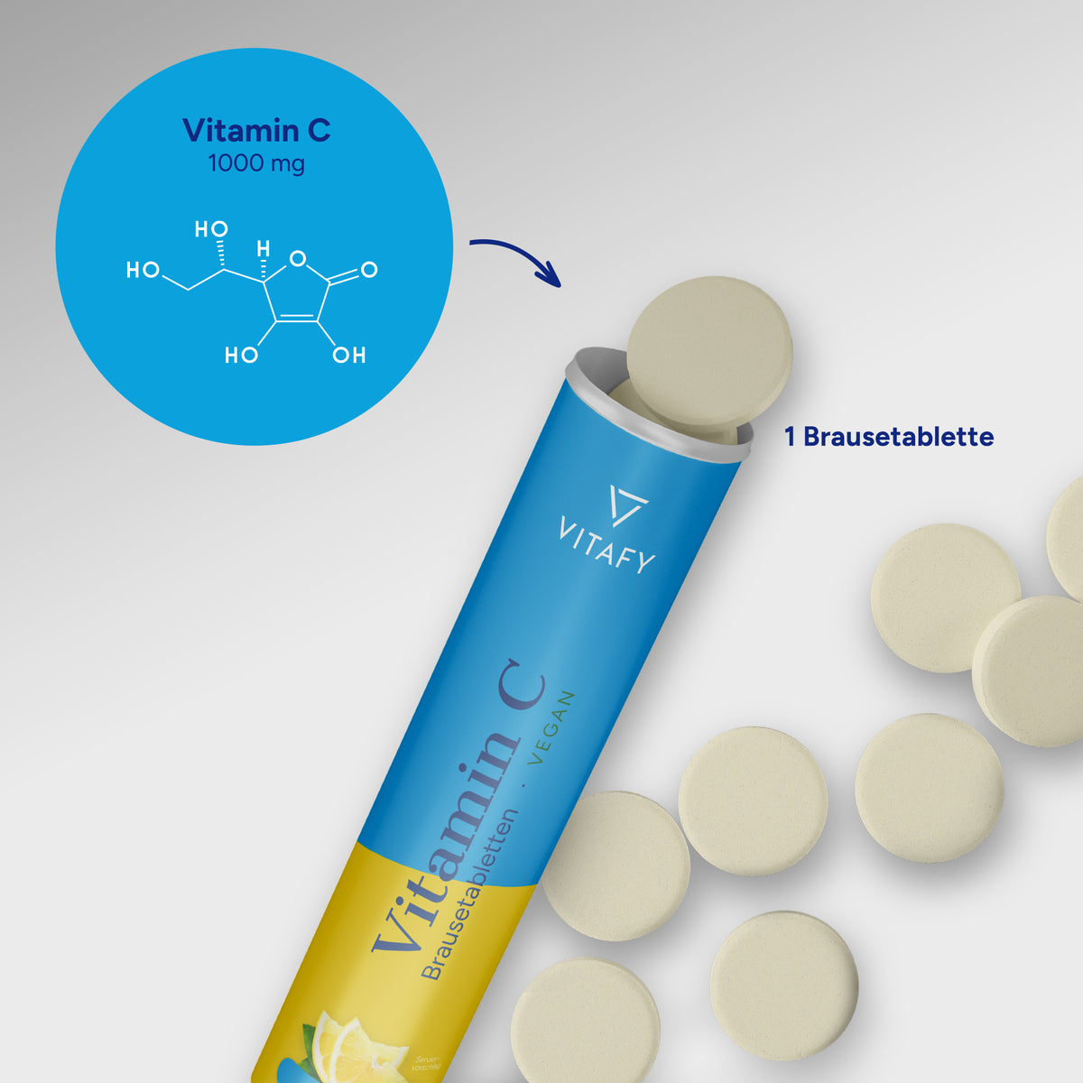 Vitamine C - Lemon (20 bruistabletten)