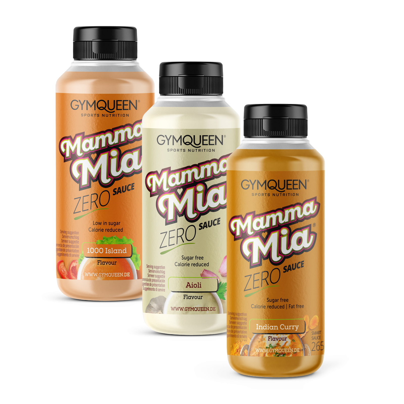 3 x Mamma Mia Zero Saucen