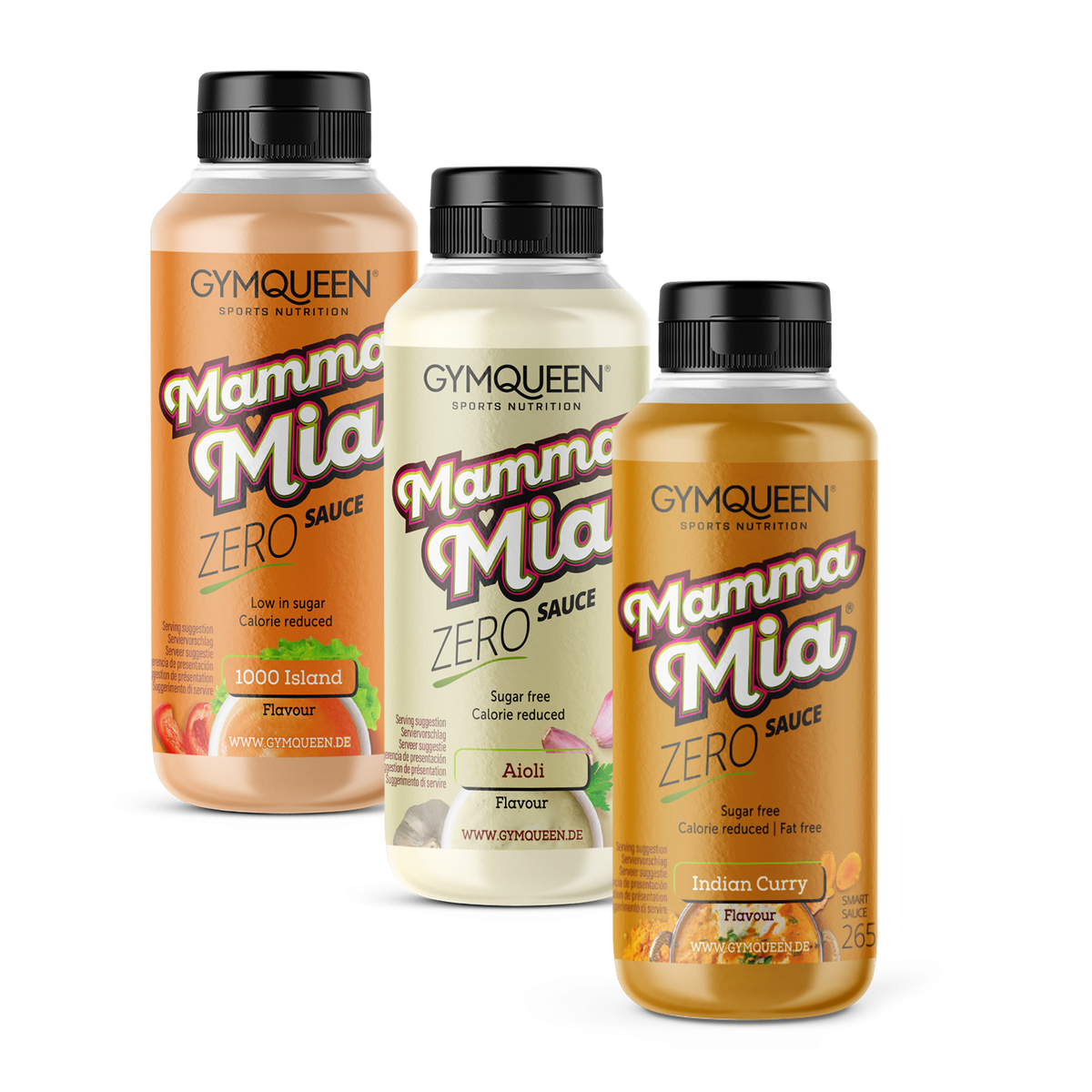 3 x Mamma Mia Zero Saucen