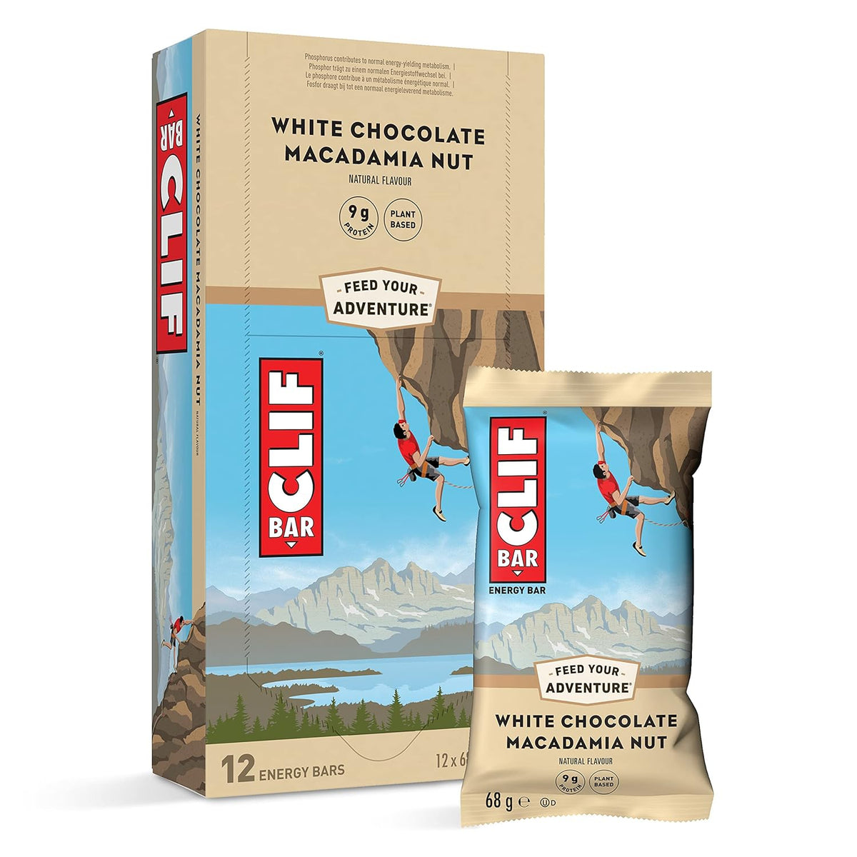 Clif Bar (12x68g) White Chocolate-Macadamia Nut