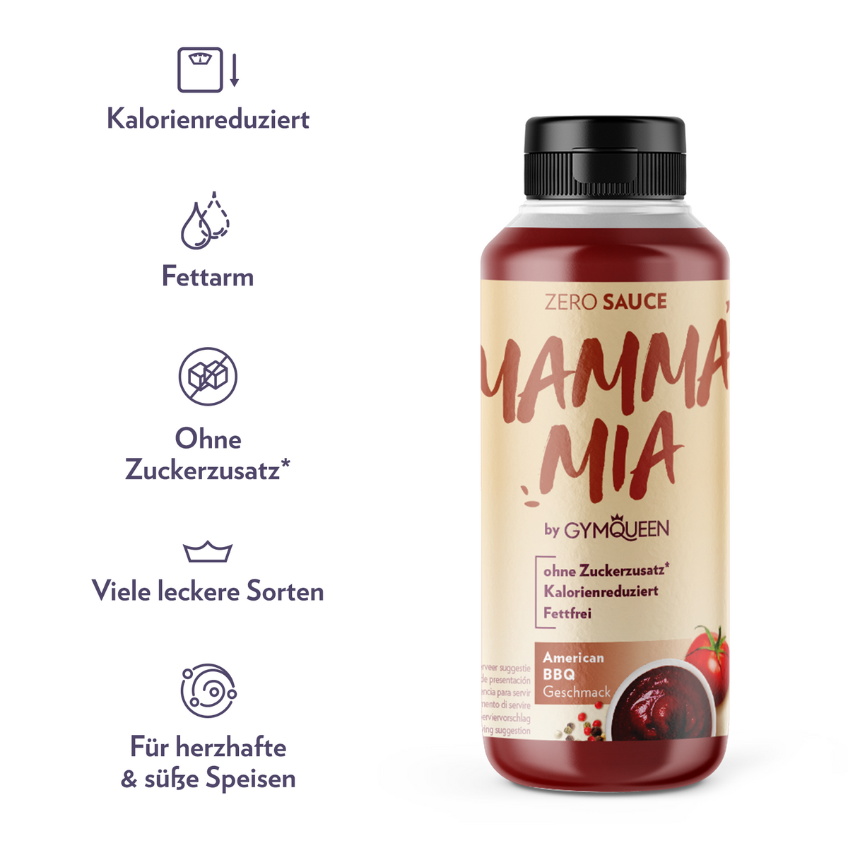 Mamma Mia Zero Sauce (265ml)