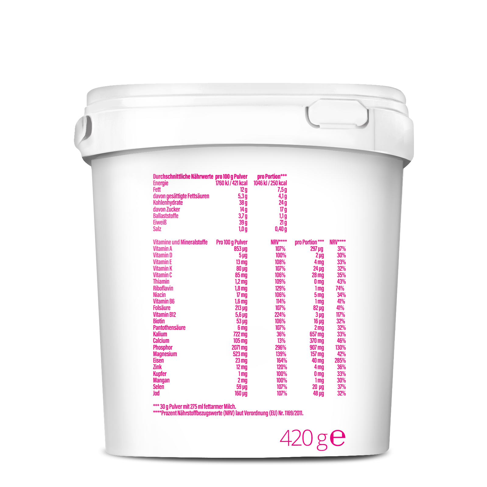 Slim Shake - maaltijdvervangende shake (420g) Banana Milkshake