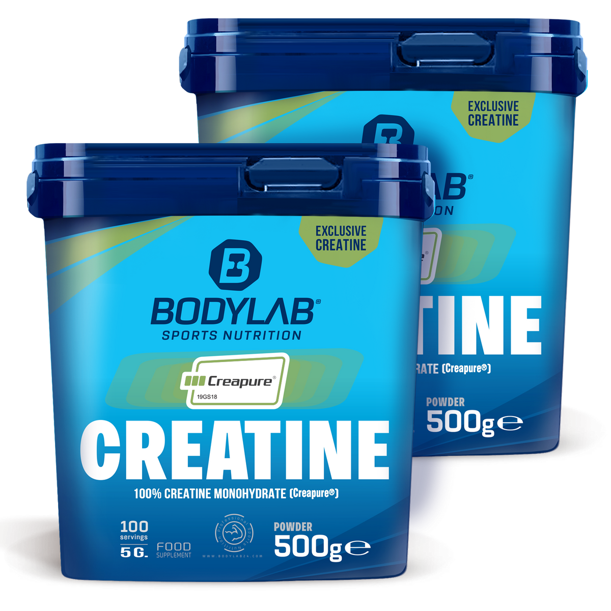 1 kg Creatine (Creapure®) (2 x 500 gram)