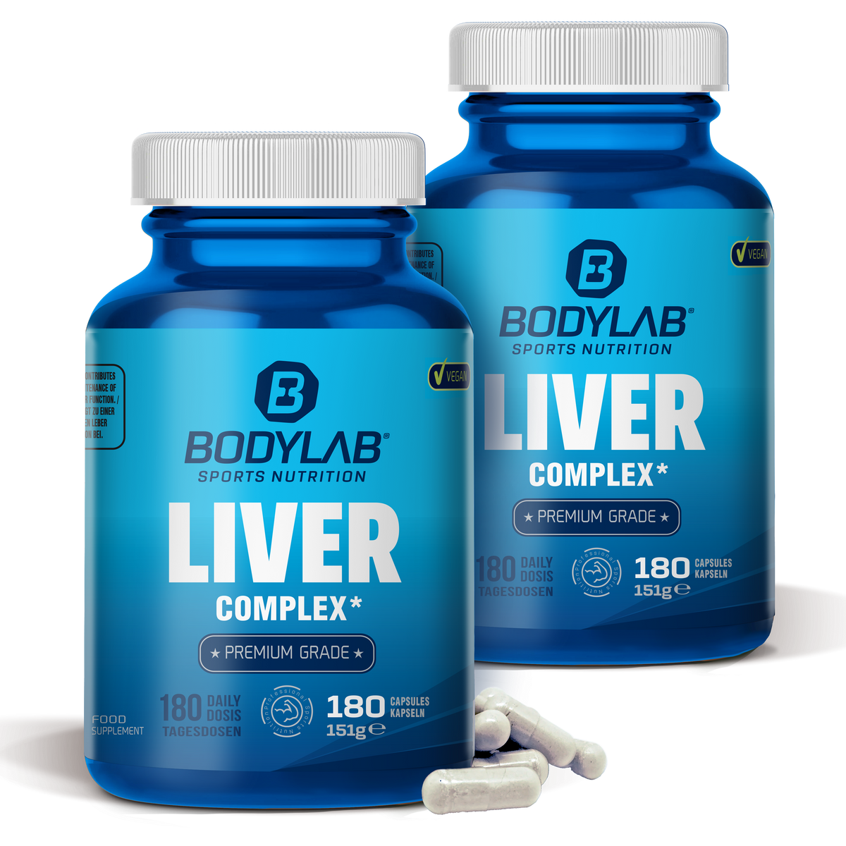 2 x Liver Complex (180 capsules)