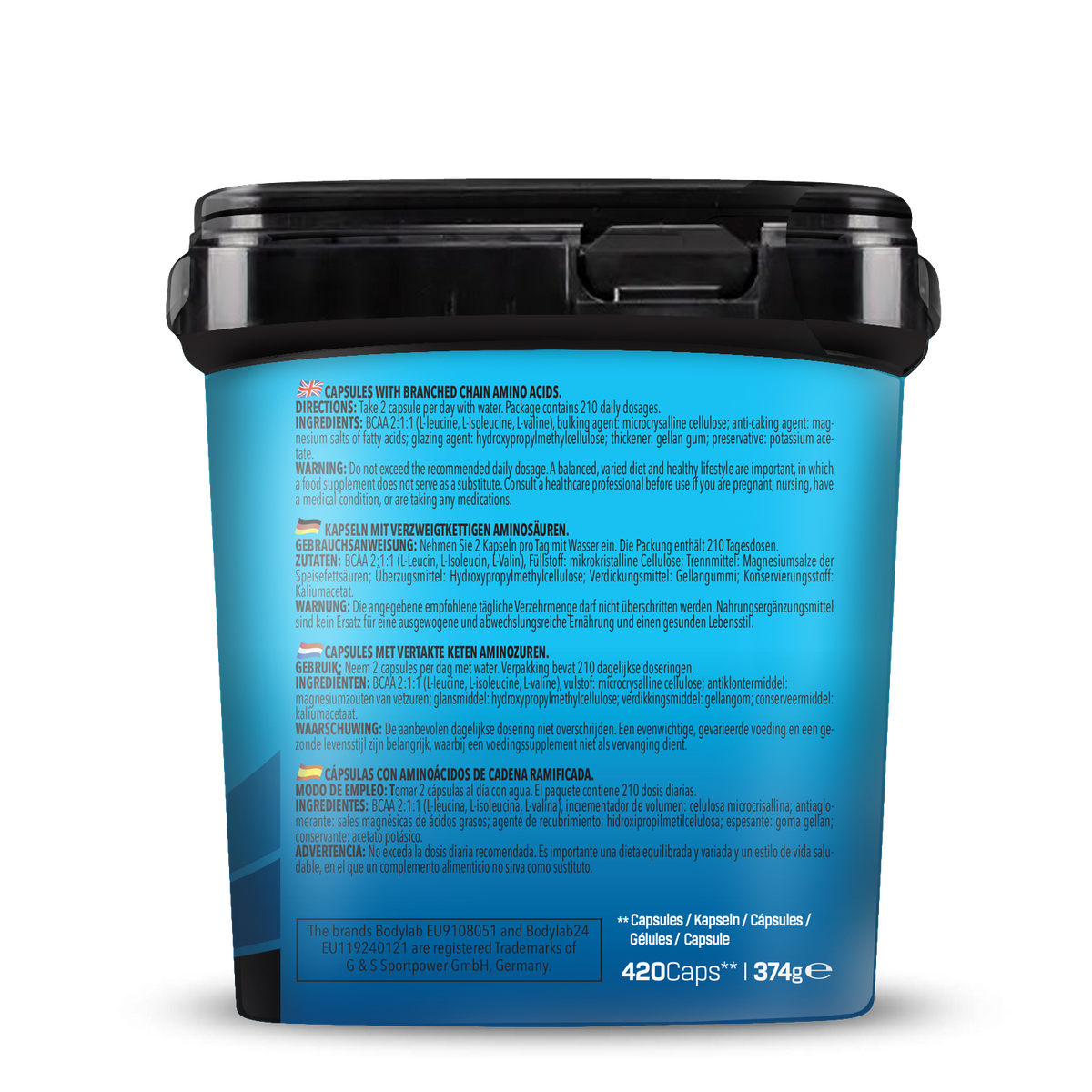 BIG PACK BCAA (420 Kapseln)