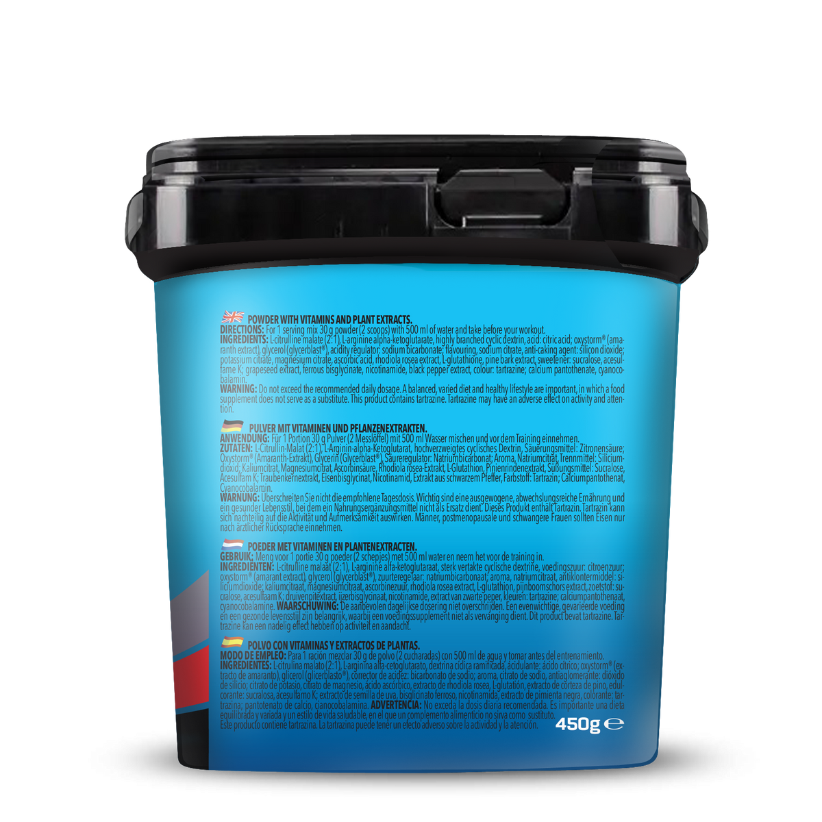 Bodybuilder Pump Pre Workout (450g) Pineapple