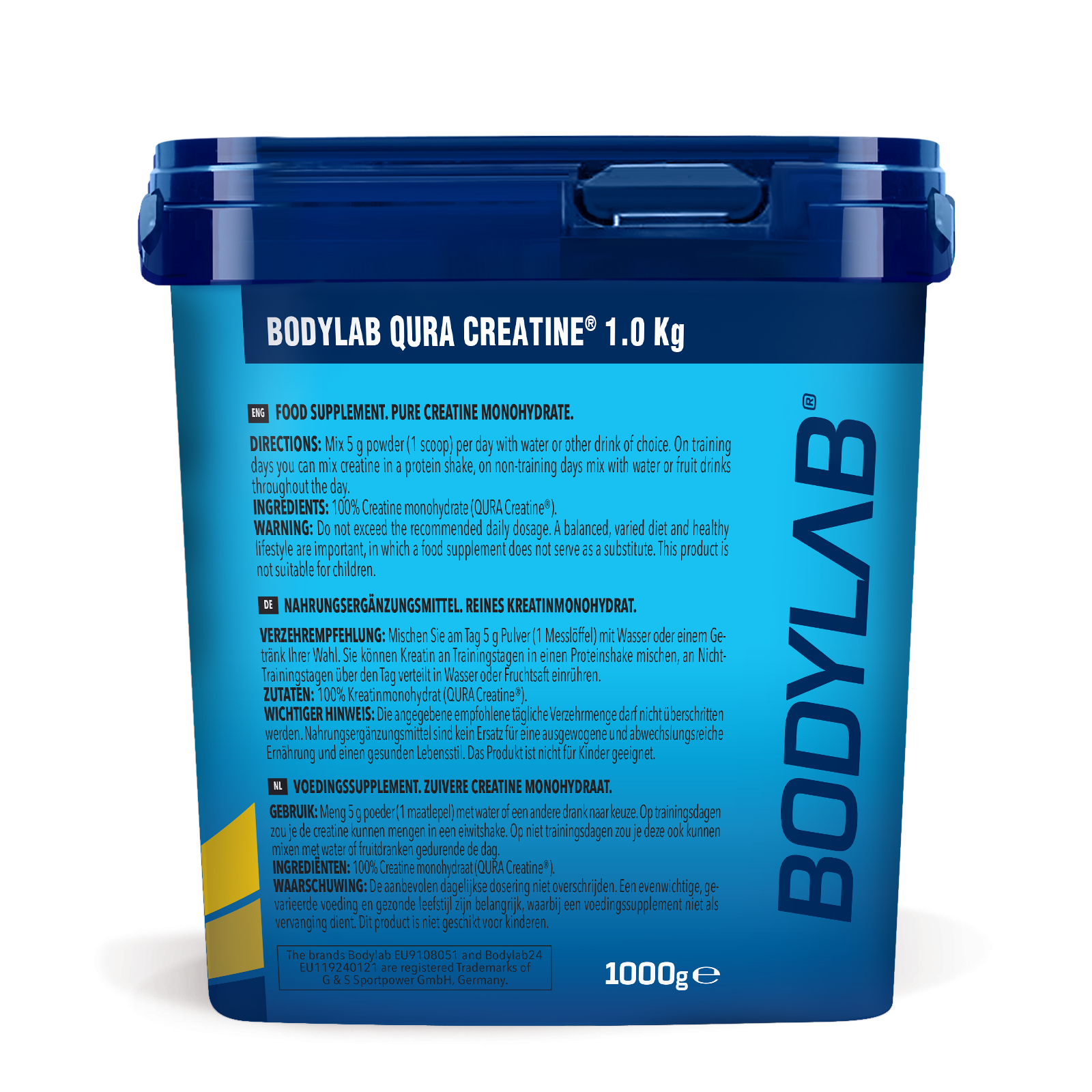 QURA Creatine ™ Monohydrate (1000g)