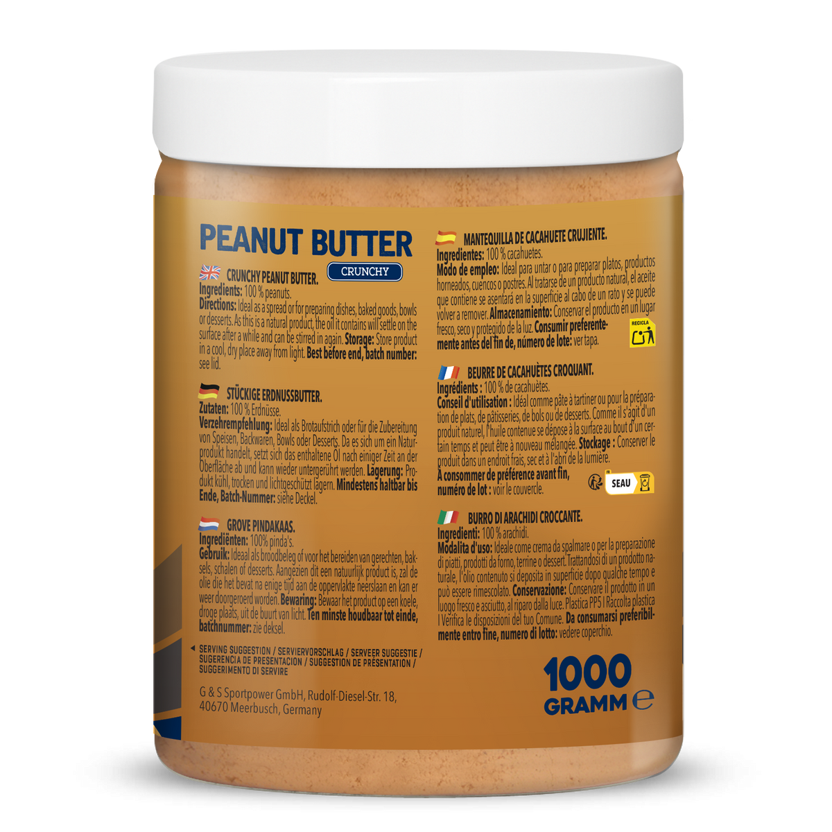 100% Peanut Butter (1000g)