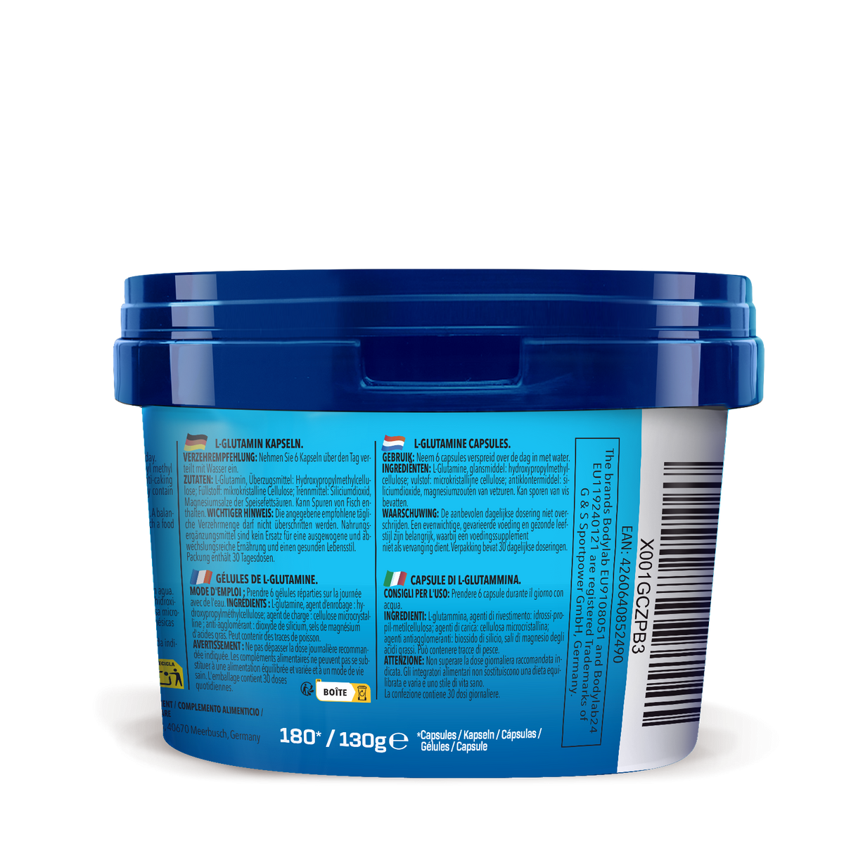 L-Glutamin (180 caps)