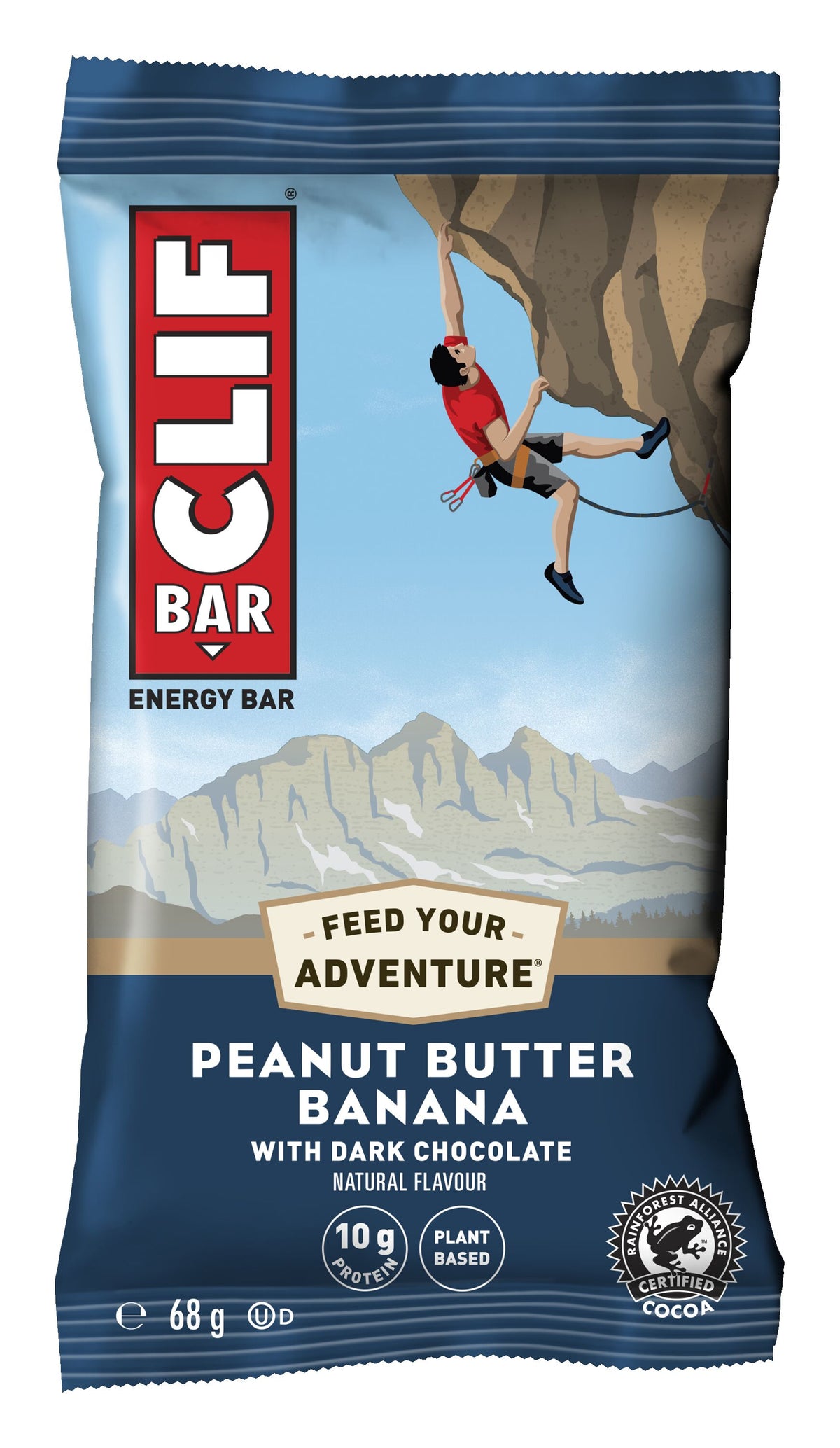 Clif Bar (12x68g) Peanut Butter Banana with Dark Chocolate