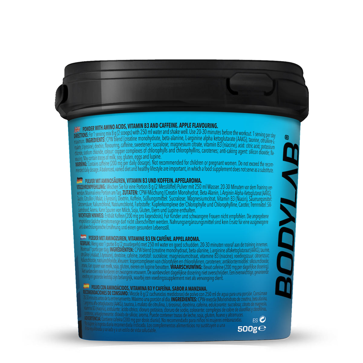 Concentrated Pre Workout (500g) Green Apple