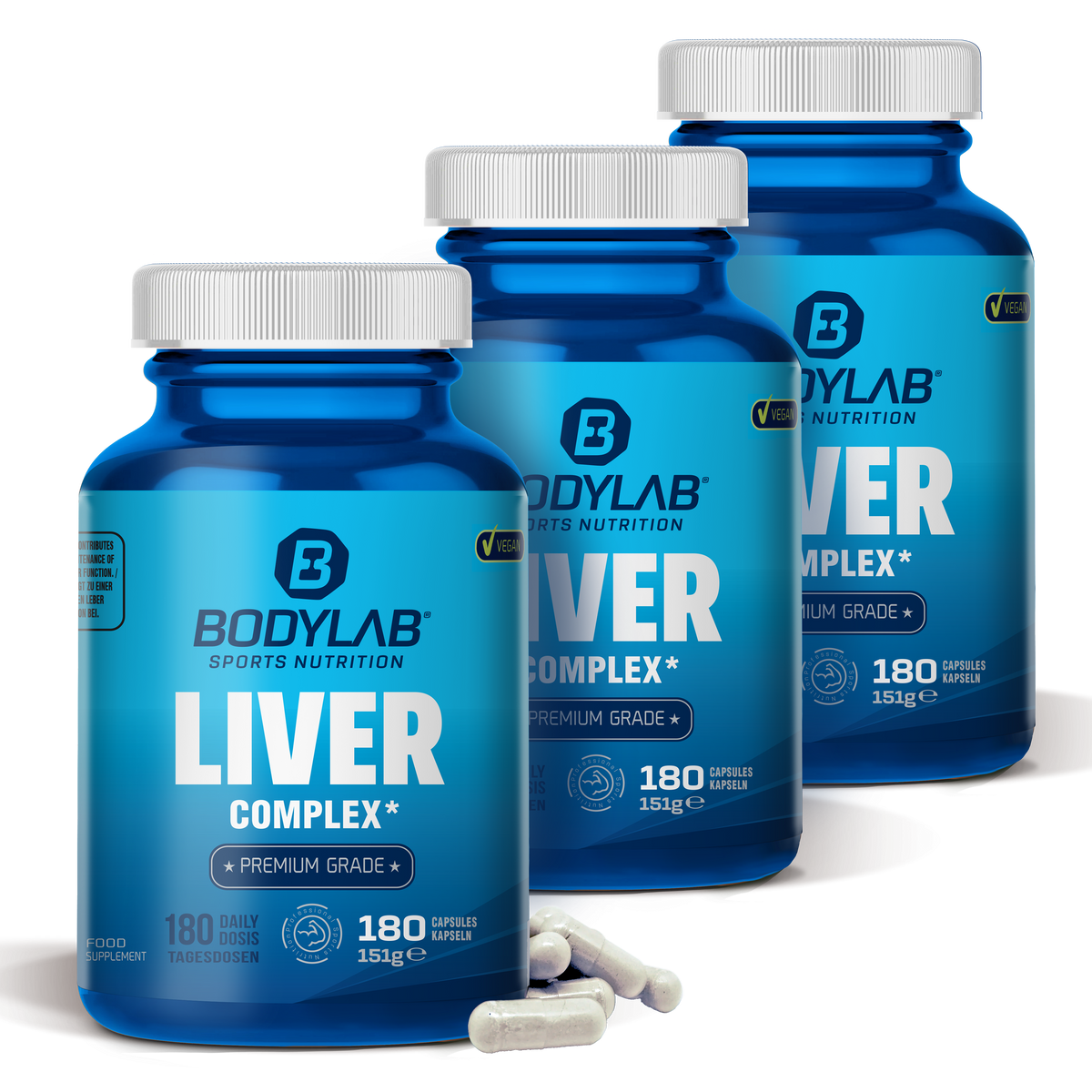 3 x Liver Complex (180 capsules)
