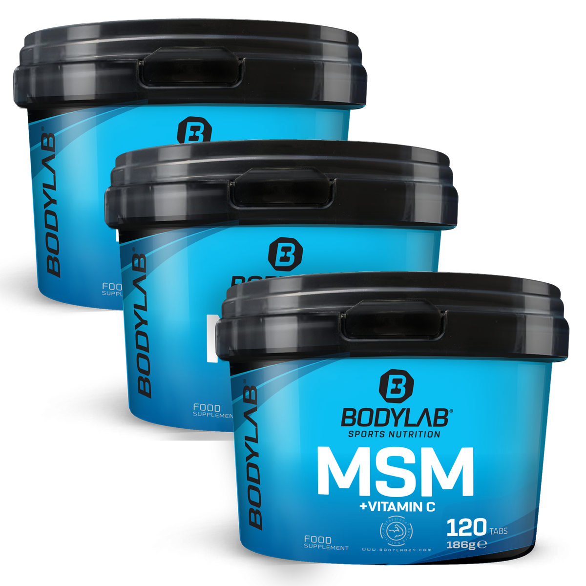 3 x MSM + Vitamine C (120 tabletten)