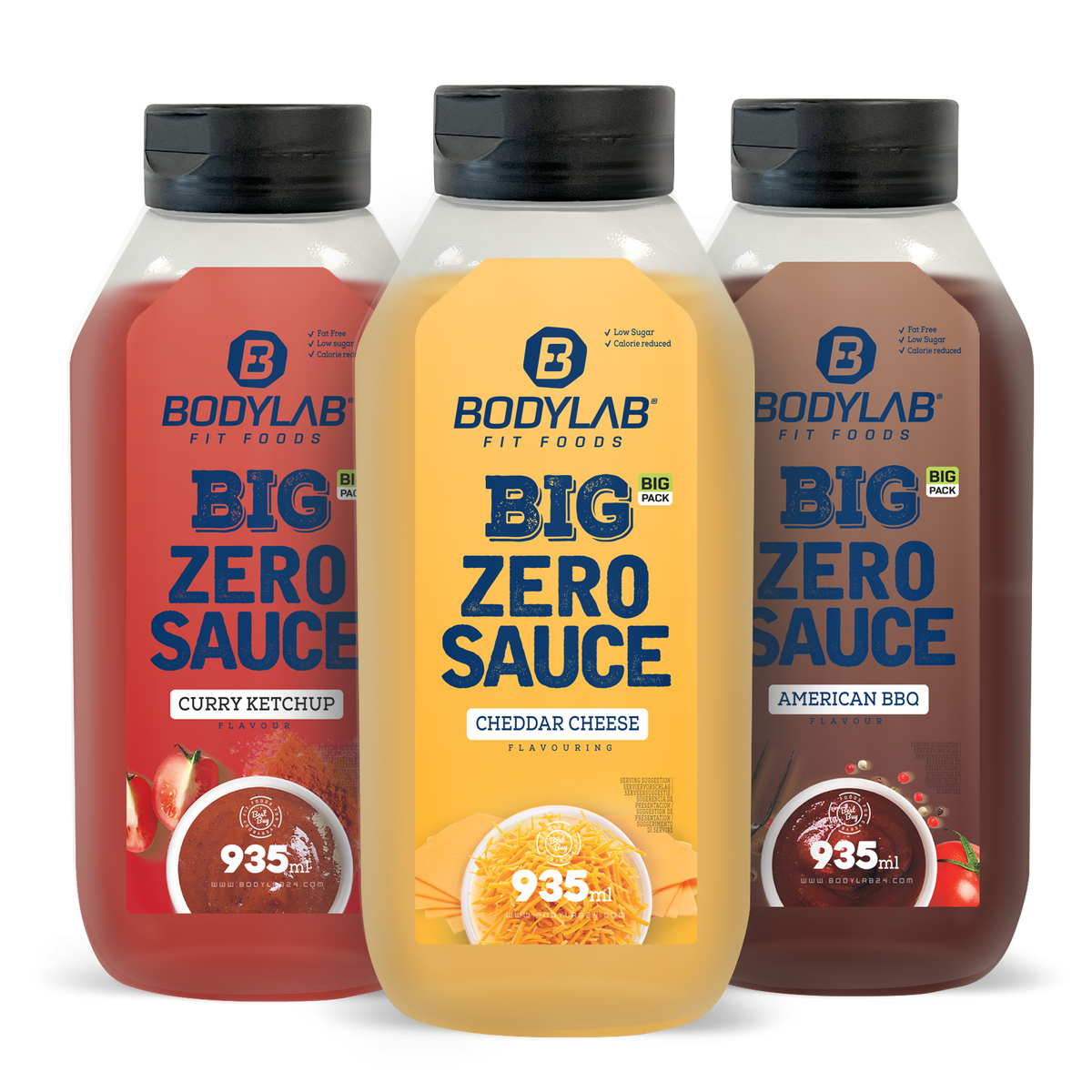 3 x Big ZERO Sauce (elk 935ml)