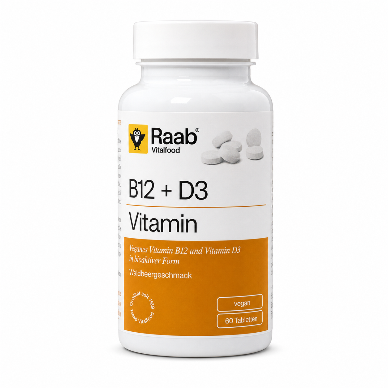 Vitamine B12 + D3 (60 Tabletten)