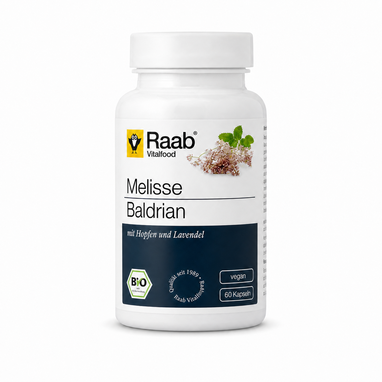 Lemon Balm Valerian Organic (60 capsules)