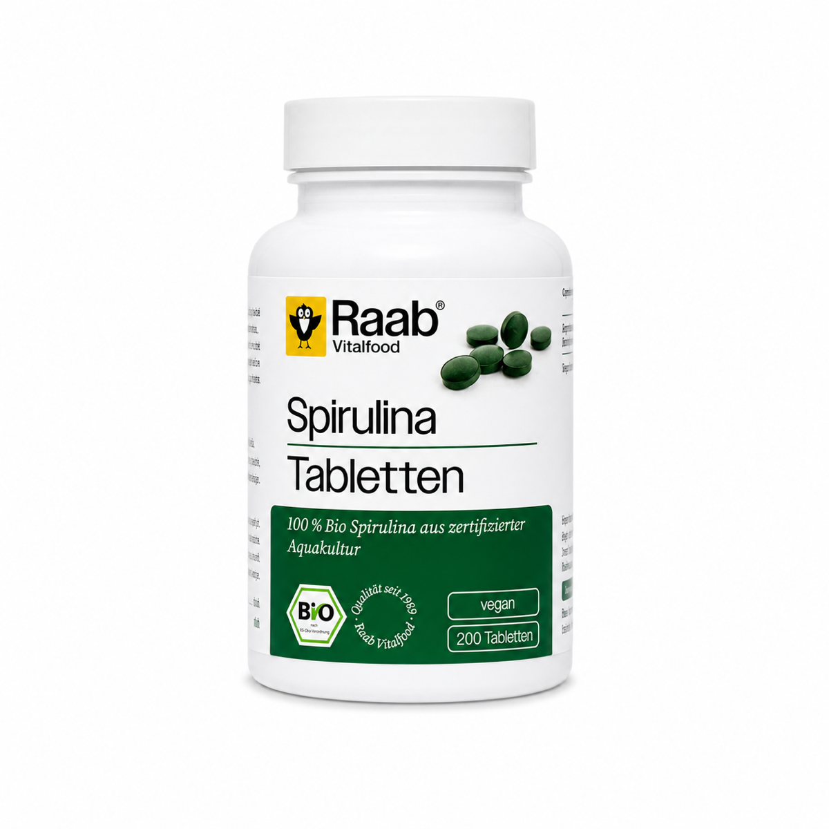 Bio Spirulina Tabs (200 tabletten)