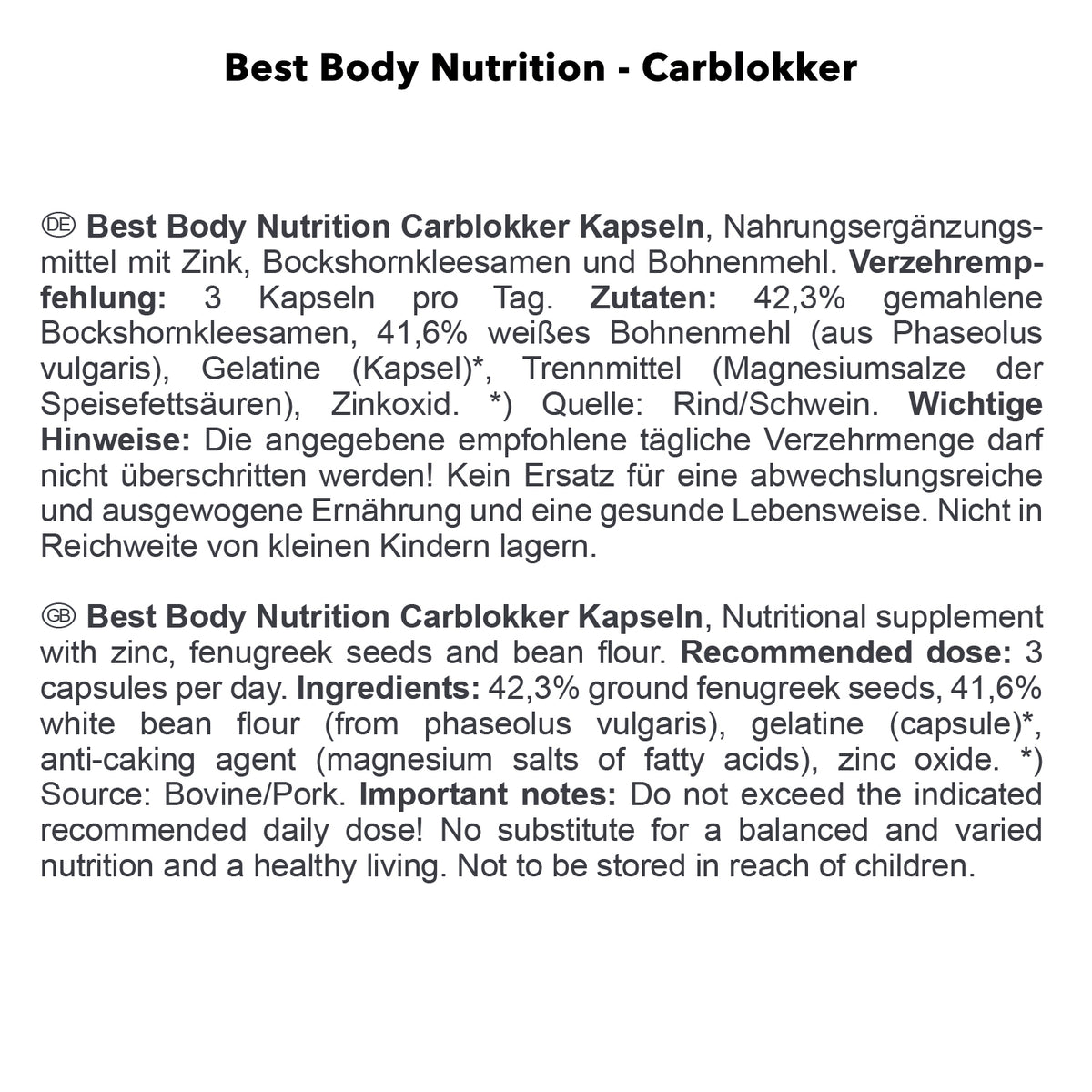 Carblokker (100 caps)