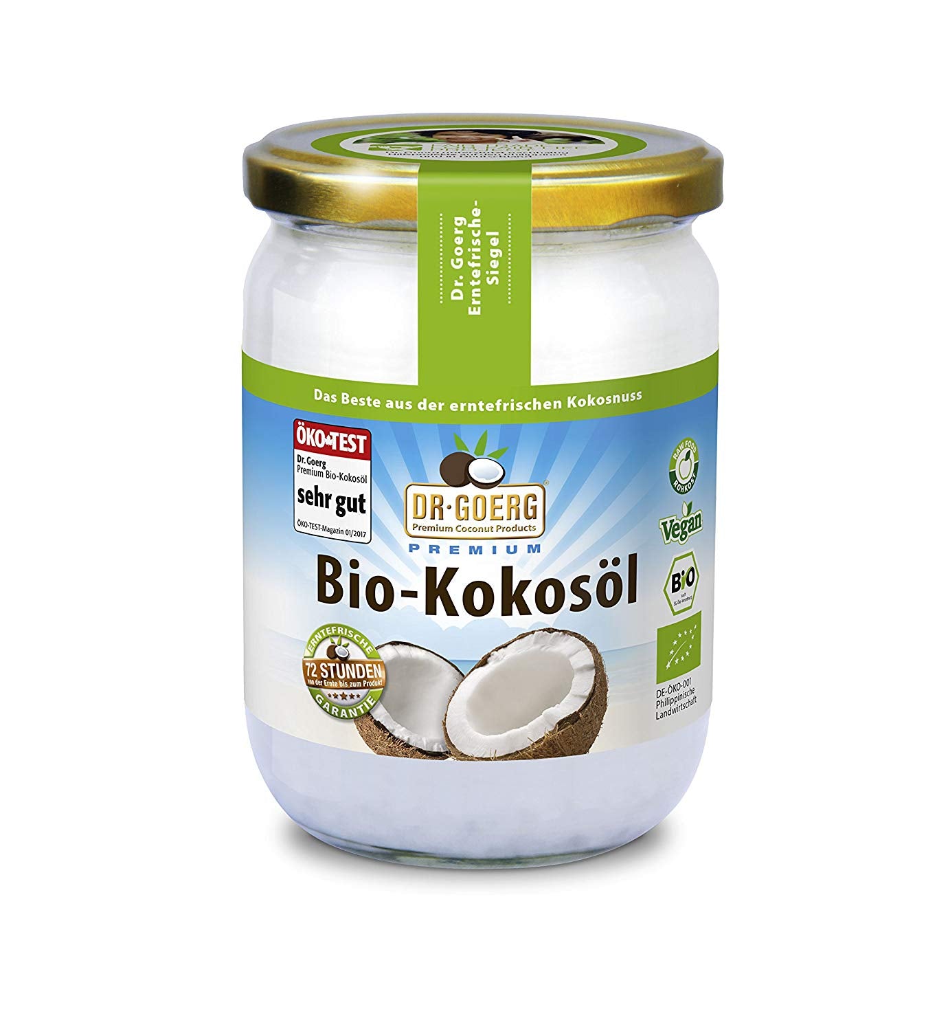 Organic coconut oil (500ml)